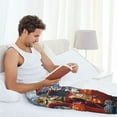 thumbnail image 5 of Rocae Halloween Pets Pumpkins Mens Pajama Pants Pj Pants Mens Lounge Pants-Large, 5 of 6