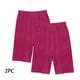 thumbnail image 5 of Odeerbi 3-14 Años Niñas 2 Pcs Algodón Bike Shorts Verano Seguridad Bajo Vestido Slip Shorts Encaje Yoga Danza Shorts Color Sólido Cintura Elástica Short, 5 of 5