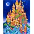 thumbnail image 2 of Bell, Bill 15x18 Black Ornate Wood Framed with Double Matting Museum Art Print Titled - The Dragons Castle, 2 of 4