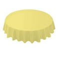 thumbnail image 2 of Yesbay 84 Inch Round Tablecloth Simple Disposable PE Waterproof Thicker Table Cover Fabric for Home,Yellow, 2 of 7