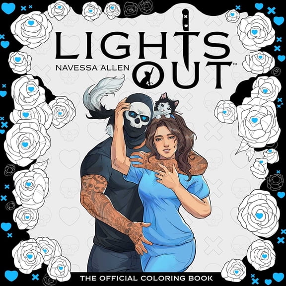 Lights Out: The Official Coloring Book: Page-Turning Scenes (and a Few Cat Cameos) from Navessa Allen's Into Darkne, (Paperback)