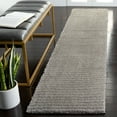 thumbnail image 2 of SAFAVIEH Tahoe Candyce Solid Shag Runner Rug, Grey, 2' x 9', 2 of 8
