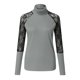 thumbnail image 3 of Pntutb moda mujer cuello alto manga larga algodón camiseta casual tops blusa de encaje Pntutb Pntutb-3282, 3 of 6