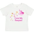 thumbnail image 3 of Inktastic I Love My Pawpaw Girls Toddler T-Shirt, 3 of 5