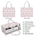 thumbnail image 2 of Large Capacity Tote Bag,Fantasy Princess Castle Pattern Handbag Fashion Luxury Tote Bag,15.7"x13"x 5.1" Inches,Laptop Compatible, 2 of 6