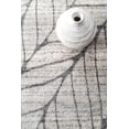 thumbnail image 4 of nuLOOM Boyce Contemporary Leaves Area Rug, 5' x 8', Light Gray, 4 of 8