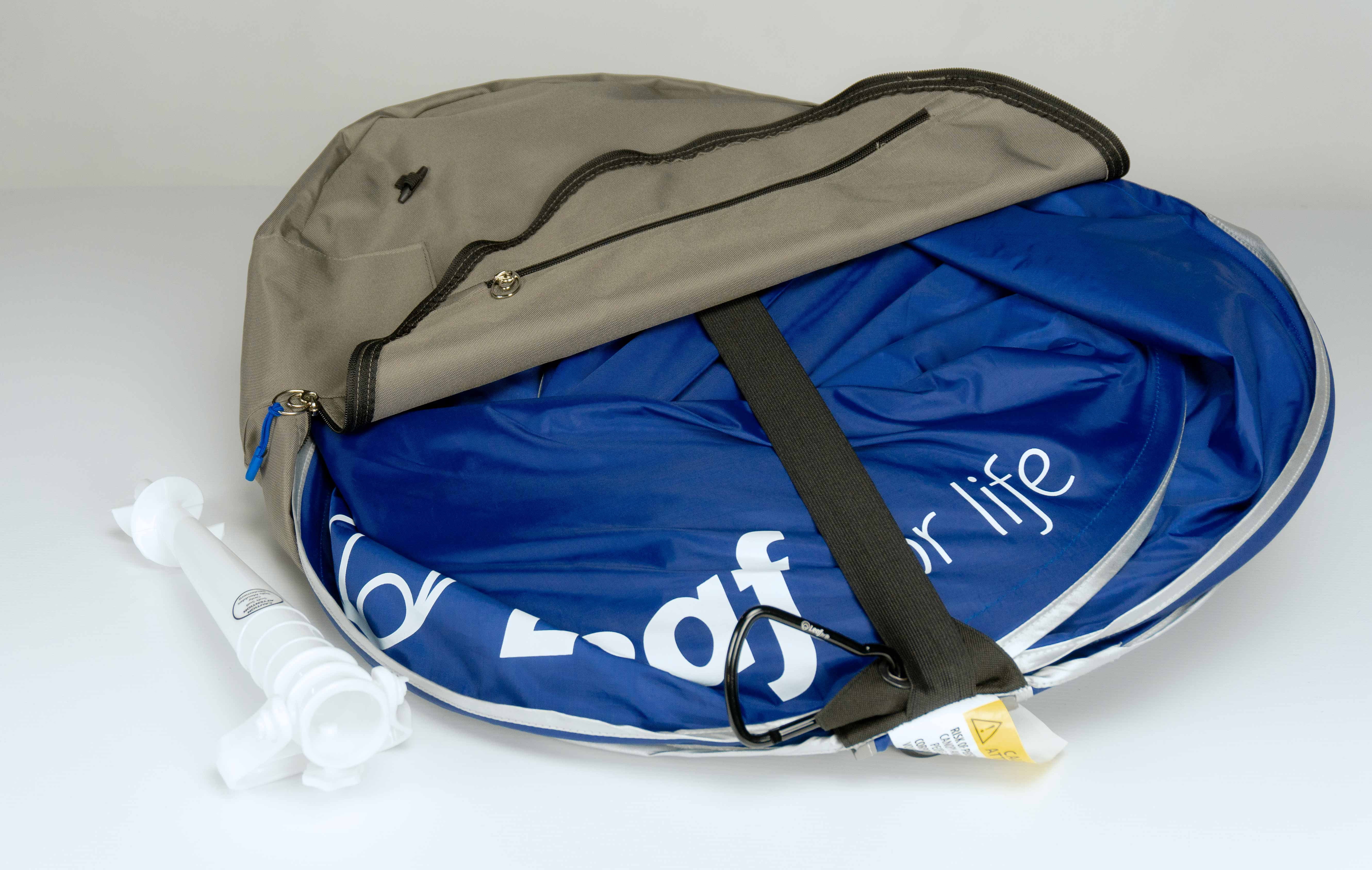 Leaf for Life LFL Beach Umbrella Royal Blue