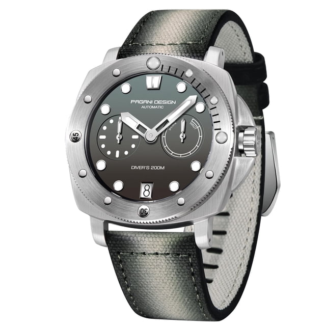 Reloj deportivo Pagani Design Safira 20 Gris Resistente al agua Modelo PD1767