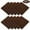 Brown, variant on 10PCS Plush Puzzle Foam Floor Mat for Kids- Thick Interlocking Fluffy Tiles with Border,Square Rug Split Joint Soft Climbing Carpet Mats Shaggy Area Rug for Room Floor-11.8 Inch