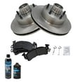 thumbnail image 2 of TRQ Front Disc Rotor & Brake Pad Kit w/Chemicals for Chevrolet Pontiac GM BKA17635, 2 of 4