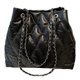 thumbnail image 1 of Women Shoulder Bag Large Capacity Chain Handbag Diamond Pattern Inclined Shoulder Bag for Daily Life Shopping Black One Size, 1 of 4