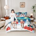 thumbnail image 4 of Castle Fairy 3-Piece Full Size Comforter Set, Deer Christmas Holiday Print, 4 of 8