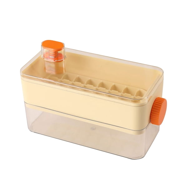 Press-type Ice Tray Ice Box Refrigerator Ice Artifact 32 Grids With Lid Household Sealed Food-grade Ice Maker