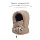 thumbnail image 2 of Gorro cálido con forro grueso y mascarilla para hombre y mujer, 2 of 4