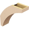 thumbnail image 5 of Ekena Millwork 5"W x 16"D x 16"H Thorton Rough Cedar Woodgrain TimberThane Knee Brace, Primed, 5 of 6