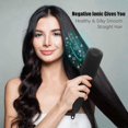 thumbnail image 2 of Hair Straightener Brush, 2-in-1 Ionic Enhanced Straightening Brush with Anti-Scald Feature, 30s Fast, 2 of 5