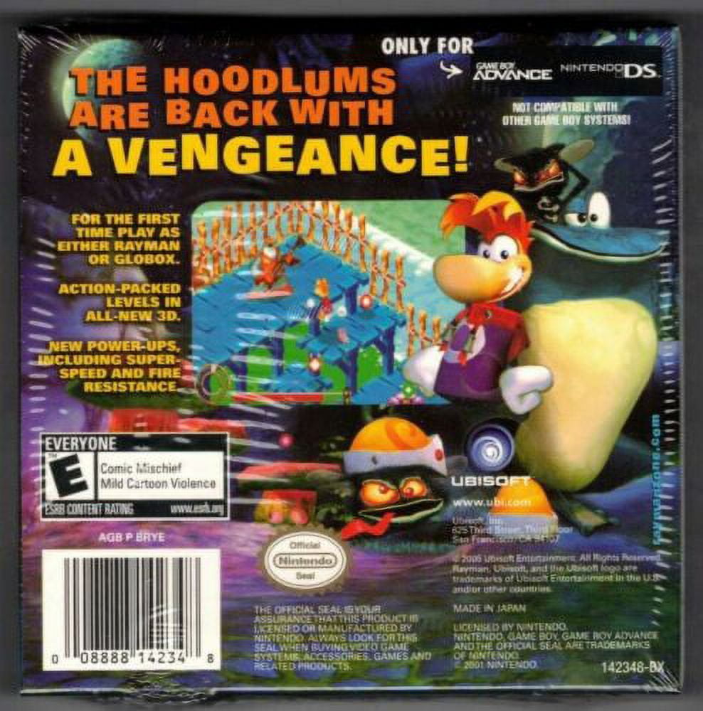 Rayman Hoodlum''s Revenge GBA (Brand New Factory Sealed US Version) Game  Boy Adv