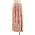 thumbnail image 4 of Dwaogom Women's A-Line Fairy Elastic Waist Tulle Midi Skirt Woman Mid-Length Tassels Solid Color Meringue A-Line Skirt, 4 of 9