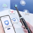 thumbnail image 5 of Cepillo de dientes eléctrico sónico Oral B iO5, recargable, con Bluetooth, sensor de presión inteligente, 5 modos, con cabezal de cepillo, caja de viaje para adultos, 5 of 5