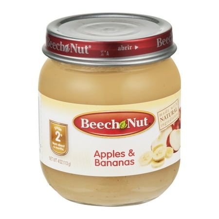 Beech Nut Stage 2 Apples & Bananas, 4.0 OZ