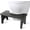 Black, variant on 9 Inch Toilet Stool for Adults, Natural Bamboo Wood Poop Stool for Squatting Potty, Non-Slip & Portable Bathroom Step Stools for Healthy Pooping, Natural Color, 1 Pack