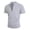 #270-Gray, variant on Mens Short Sleeve Half Zip Pullover Stand Collar Pleated Solid Color Casual Sport Top Breathable Soft for Daily Outdoor Spring Summer Gift