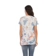 thumbnail image 5 of CAIXAI Maternity Shirts For Women Irregular Tie Dye Hem Tee Shirt Casual Short Sleeve Crew Neck Basic Nursed T Shirt Top Breastfeeding, 5 of 5