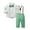 Green, variant on Esaierr Kids Baby Boys Clothes Outfits Toddler Dress Shirt Bowknot Tops+ Suspender Pants Gentlemans Outfit Sets 3PCS（6 Month -12 Years）