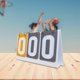 thumbnail image 3 of Score Board Scoreboard Portable 3 digits Sports for Badminton Large Sports Scorekeeper Flipper Indoor Games Flip Score Board, 3 of 5