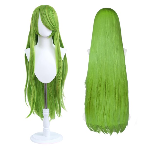 UTIEHD Peluca de 100 cm / 40 pulgadas de largo, peluca universal de anime para disfraces, perfecta para fiestas, uso diario, festivales y Halloween, ideal para películas de televisión, juegos de anime