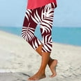 thumbnail image 3 of Pantalones de Yoga de Mujer Elástico Casual Impreso Yoga Capris Poliéster, Pantalones Cómodos de Cintura Alta para el Uso Diario, 3 of 5