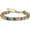 Candy, variant on Colorful 18K Gold Plated Bracelets for Women, Stack Bangle Beaded Stone Jewelry Accessories Set for Woman, Trendy Fashion Jewelry Gifts