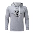 thumbnail image 4 of Fesfesfes Fall And Winter Men's Hooded Sweater Loose Pullover Sale or Clearance, 4 of 4