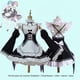 thumbnail image 3 of Vestido de sirvienta blanco y negro, disfraz de Halloween, disfraz de anime, traje de sirvienta de esmoquin para las cuatro estaciones, 3 of 13