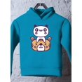 thumbnail image 3 of Kawaii Panda Tiger Friendship Hoodie Toddler -Image by Shutterstock,  5 Toddler, 3 of 4