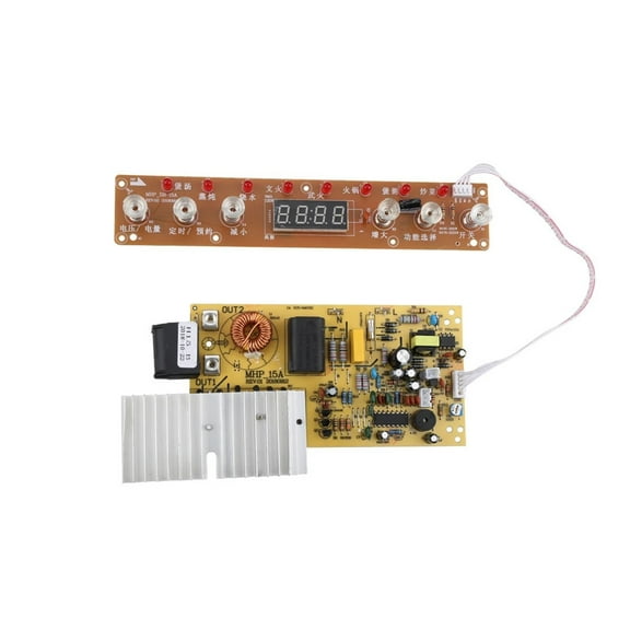 1500W PCB Induction Heating Control Panel - Circuit Board With Digital Display And Function Options For Induction Cooker ,Flameless Heating