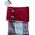 thumbnail image 3 of 20" Ashland Plaid Christmas Stocking - Red, White, Green, 3 of 4