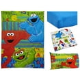 Sesame Street ABC 123 Toddler 4 Piece Bedding Set