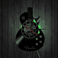 thumbnail image 5 of Guitar Vinyl Wall Clock Gifts for Holiday ,12”Black Music Wall Clock Instrument Art Unique Gifts for Men Women for Birthday Wall Decor, 5 of 9
