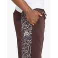 thumbnail image 4 of Dogg Supply by Snoop Dogg All-Gender Men's and Women's Floral Paisley Fleece Varsity Joggers, Sizes XS - 3XL, 4 of 7