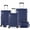 Blue, variant on SANOPY 20" Hardside Luggage Sets, Expandable Suitcase Set with Duffle Bag and Toiletry Bag, Spinner Wheels and TSA Lock, Black