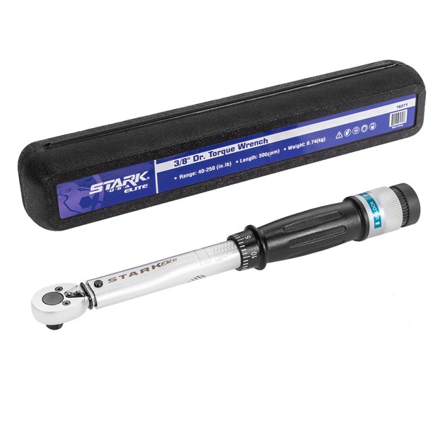 Stark Professional 3/8" inch Drive Torque Wrench 40250 InchPound