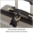 thumbnail image 3 of Square 2Pack PU Leather Cartoon Owl Cruise Luggage Tag with Privacy Cover and Name ID Tag for Travel Handbags Backpacks Luggage Tags, 3 of 6