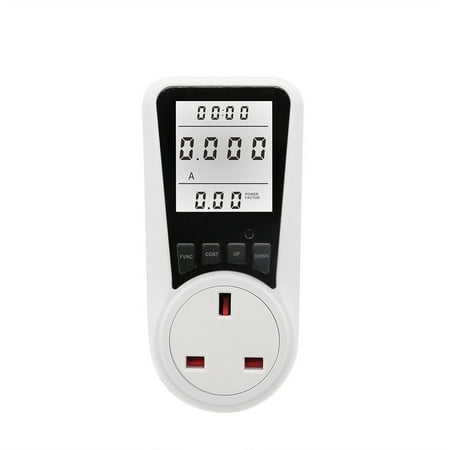 

Girlsshop Electricity Meter For Socket Dual Rate Electricity Meter Energy Cost Measurement