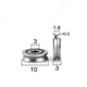 thumbnail image 3 of V Groove Pulley 3*10*3MM Ball Bearing Miniature Outer Diameter 10MM Rolling Wire Wheel Fine Wire Guide Wheel, 3 of 5
