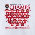 thumbnail image 5 of Men's Fanatics White Florida Panthers 2025 Stanley Cup Champions Jersey Roster T-Shirt, 5 of 5