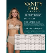 Vanity Fair Lingerie Women's Beauty Back Full Coverage Smoothing Underwire Bra, Style 75345