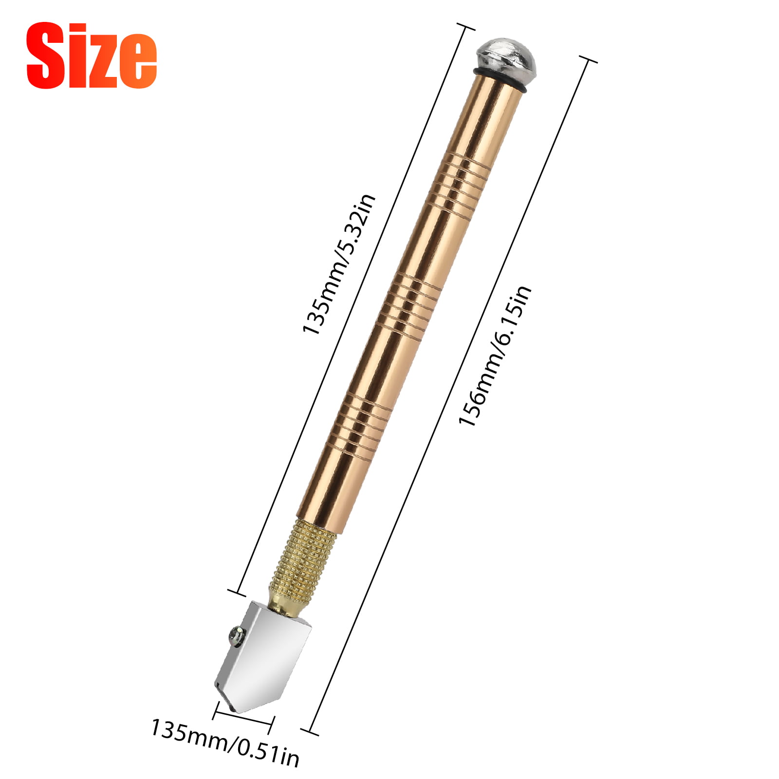 Glass Cutters Tool 2-20mm for Thick Glass Tiles Mirror Mosaic Cutting, Diamond Glass Cutter Tile Cutter with Ergonomic Handle
