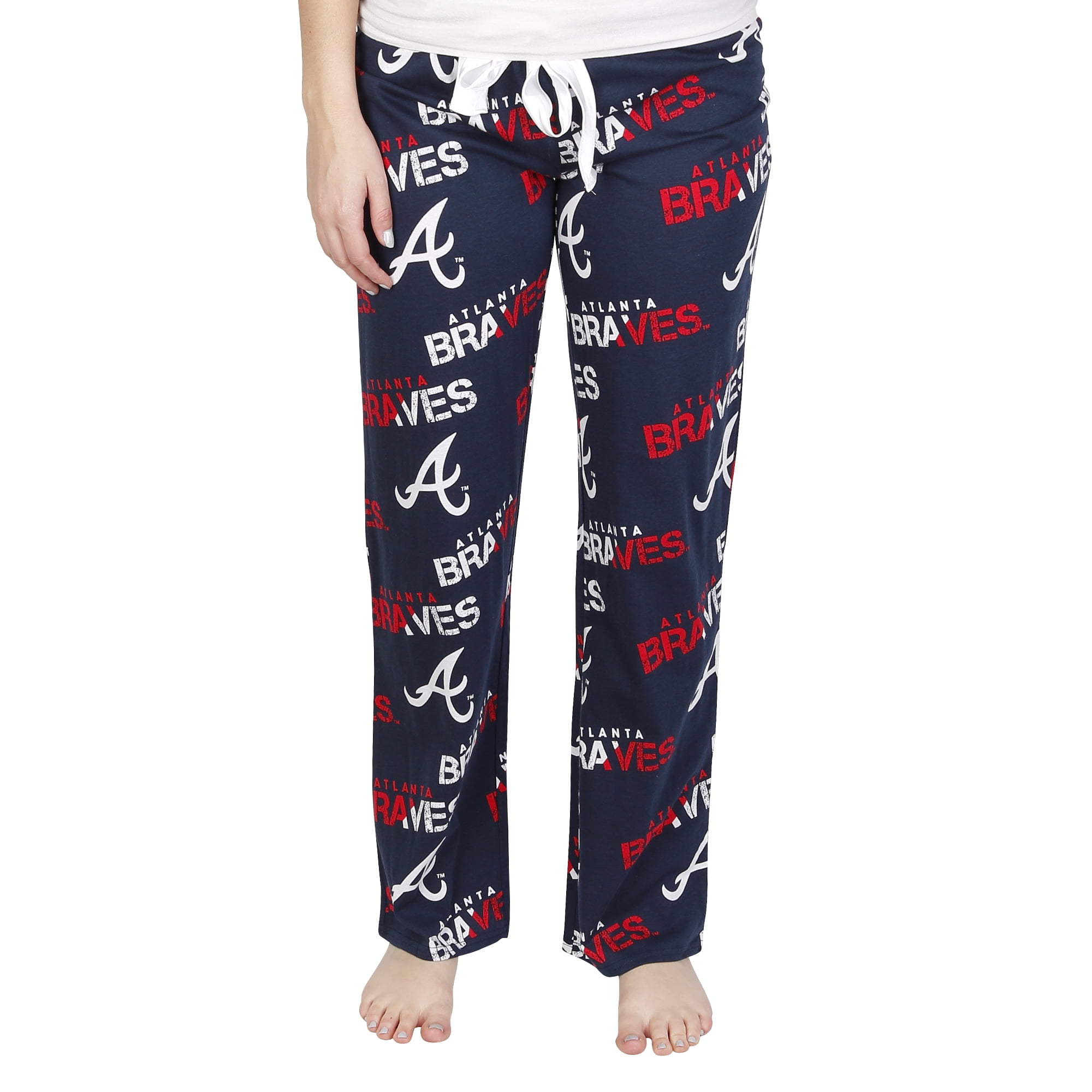 Sideline Apparel - Atlanta Braves Ladies Knit Pant - Walmart.com ...