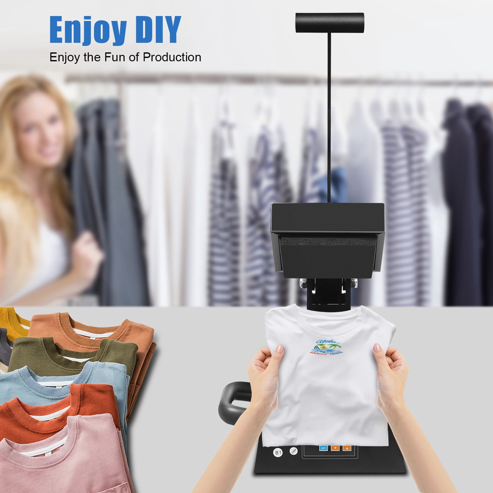 For Transfer Stickers Labels Heat Press Machine Clothing Logo Printing 4.7x4.7" for T-shirts, Clothing, Bags, Mouse Pads